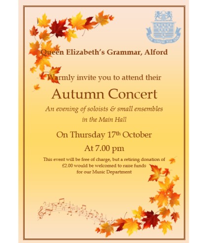 Autumn Term Concert